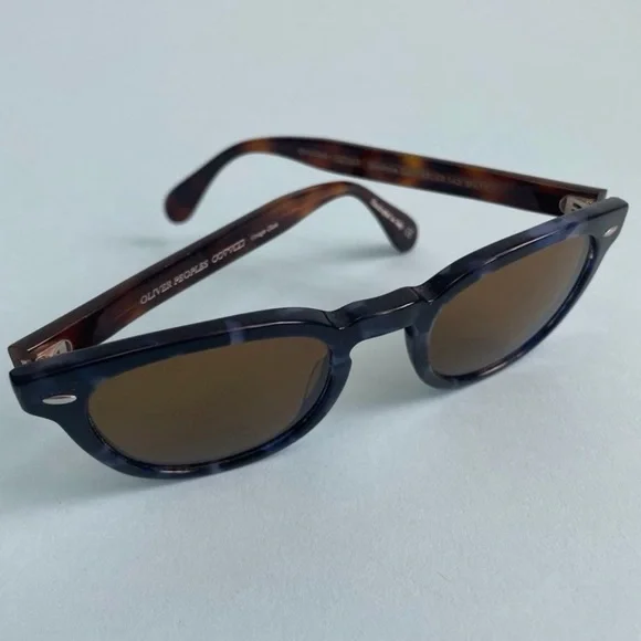 Oliver peoples Sheldrake unisex Sunglasses in blue/tortoiseshell